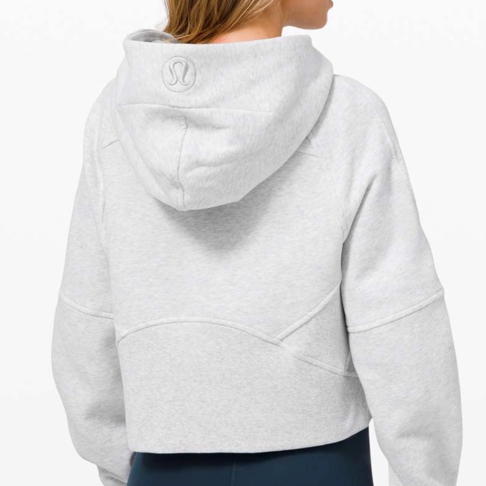 lululemon grey scuba half-zip